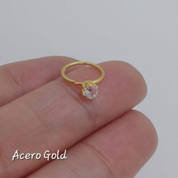 Argollita individual cubic AG