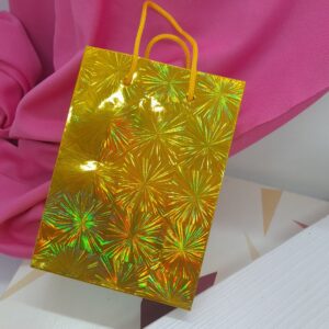 Bolsa Metalizada 8x11 dorada
