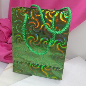 Bolsa Metalizada 12×15 verde