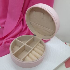Alhajero mini redondo rosa (10cm diámetro)