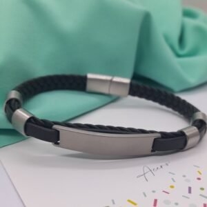 Pulsera #1 Hombre (negro) AQ
