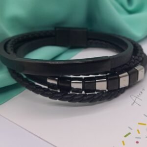 Pulsera #3 Hombre (negro)AQ