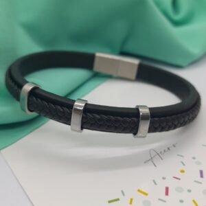 Pulsera #11 Hombre (negro) AQ