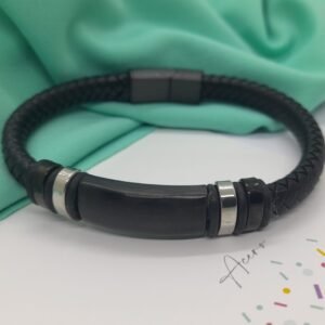 Pulsera #27 Hombre (negro) AQ