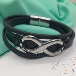 Pulsera #30 Hombre (negro) AQ