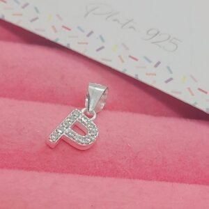 Dije Inicial Brillo "P" 1cm